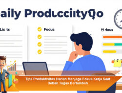 Tips Produktivitas Harian Menjaga Fokus Kerja Saat Beban Tugas Bertambah