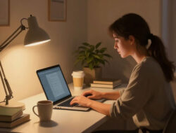 Tips Mengatur Pencahayaan Ruang Kerja Agar Mata Tetap Nyaman Saat Lembur Freelance