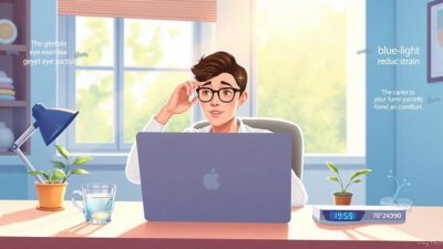 Tips Menghindari Kelelahan Mata Akibat Terlalu Lama Menatap Layar Komputer Anda